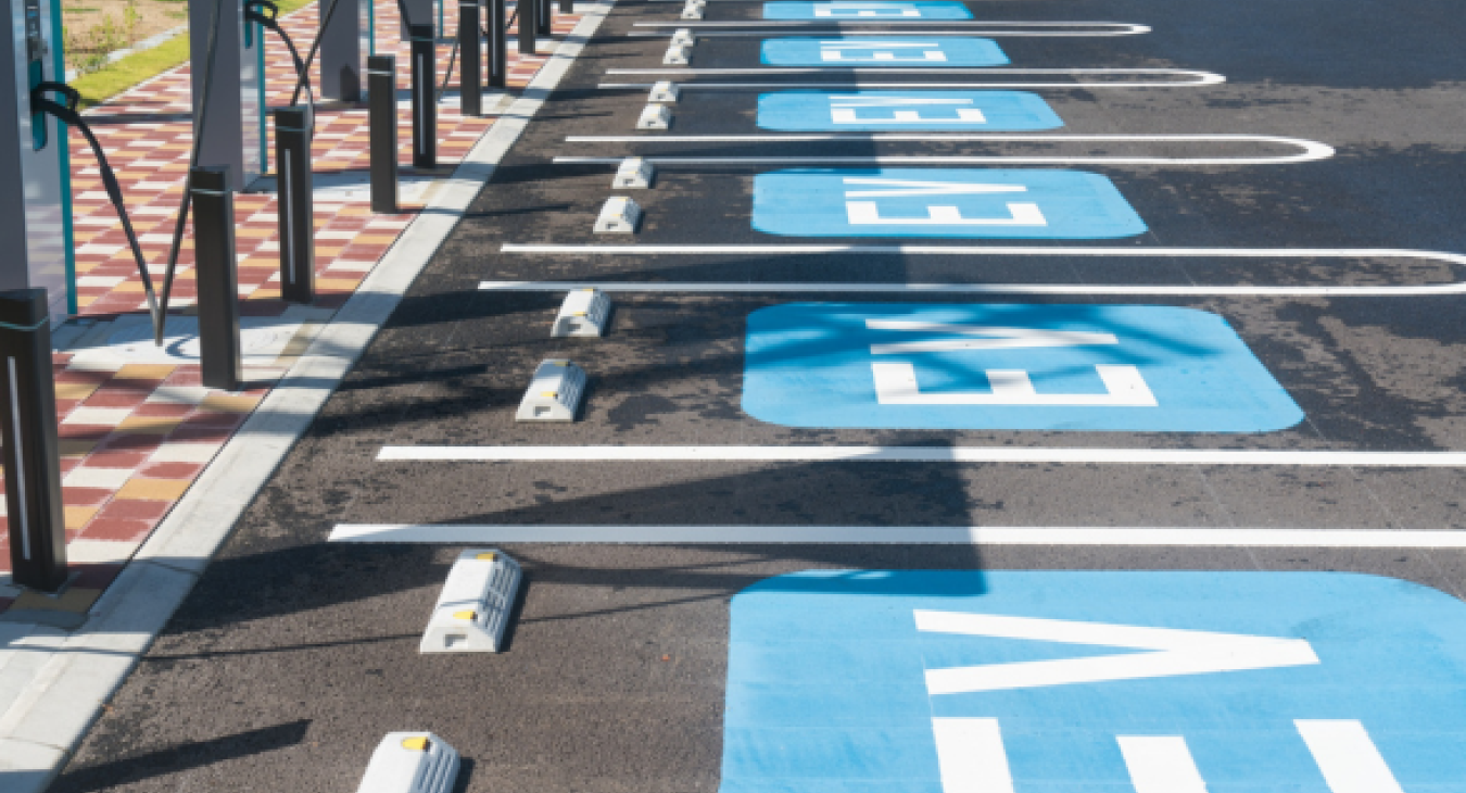 Commercial EV charger installation