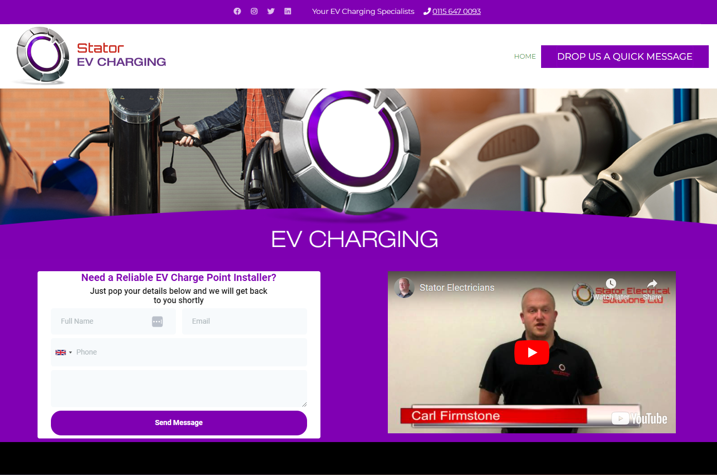 EV Car Charger installer in Nottingham, Derby and Mansfield